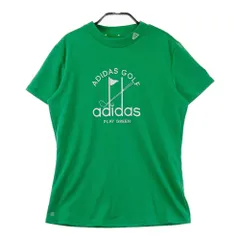 サイズ：L ADIDAS GOLF アディダスゴルフ  モックネック半袖Tシャツ  グリーン系 [240101383705] ゴルフウェア レディース ストスト