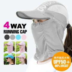 フェイスカバー UV スポーツ ゴルフ テニス 帽子 キャップ フェイスマスク ネックカバー uvカット 日焼け 夏用 日よけ 日焼け対策 マスク 飛沫対策 スポーツマスク 日焼け防止マスク 洗えるマスク 息苦しくない ウォーキング 虫除け ガーデニング y6