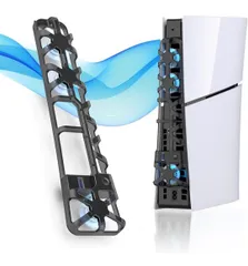★【新型 PS5 Slim 対応】PS5 Slim 冷却ファン Blitzowl 新型PS5 ファン PS5 周辺機器 LEDライト PS5 Slim 対応 ディスク版 デジタル版 PC 兼用
