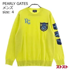 PEARLY GATES パーリーゲイツ カシミヤニットセーター グリーン系 4 ［240101049031］