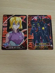 aca252  カードダスEX　機動戦士ガンダムSEED・機動戦士ガンダムSEED　DESTINY　CARD　COLL　CH-28[ノーマル]：ステラ・ルーシェ ガイアガンダムZGMF-X88S /機動戦士ガンダムシードデスティニーカードNo.105