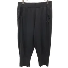 PUMA プーマ フィットネス ハーフパンツ M ブラック レディース 古着