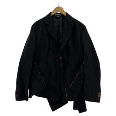 COMME des GARCONS HOMME PLUS 段違イジャケット XS ブラック