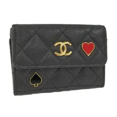 【可愛い♪手に馴染む】CHANEL スモール フラップ ウォレット 安全ピン柄が可愛い】CHANEL スモールフラップウォレット