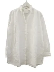 美品♪ドゥーズィエムクラス 24ss ワイヤーウォッシュシャツ 白 F sk6 美品♪ドゥーズィエムクラス 24ss ワイヤーウォッシュシャツ 白