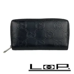▼値下げ▼　■中古■　グッチ GGエンボス ジップアラウンド ウォレット 長財布 625558 【103261】