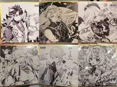 公式正規品 原神 4周年 特典 色紙 八重神子 神里綾人