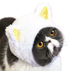 【中古】生活雑貨(キャラクター) ホワイト 「ネコス カラフルキャットのふわもこ猫耳」