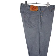 Levi'sリーバイス501デニムパンツカラーデニム灰色グレーウォッシュ赤タブボタンフライvintageヴィンテージ40119