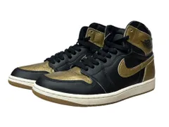 NIKE (ナイキ) Air Jordan 1 Retro High OG エアジョーダン ハイカットスニーカー DZ5485-071 28cm US10 ゴールド ブラック メンズ/199