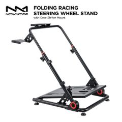 NOWMODE Racing Steering Wheel Stand レーシングホイールスタンド ハンコン ハンドル スタンド ステアリングコントローラー ギアシフターマウント付き PS5 PS4 PC Xbox 対応 LRS10-BS02-BK