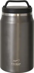 【在庫処分】ＦＲＥＥＡＰ＼ｏｕｔｄｏｏｒ ｌｉｆｅｓｔｙｌｅ ｍｏｒｅ ｆｕｎ！ FREEAP アイスタンク キャンプ 氷入れ メタリックグレー K-10689MG ステンレス鋼 1.8L