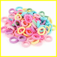 BIANHUAN ヘアゴム キッズ ぎざ子 ベビー 赤ちゃん 飾りなし からまない かわいい 大量 髪ゴム 子供 おしゃれ かわいい カラフル ヘアアクセサリー かみどめ ベビーヘアゴム 女の子 髪飾り