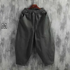 [M]秋冬 コーデ メンズ  服 シンプル ファッション オシャレ 大人 かっこいい 大きいサイズ ストリート 紳士服 シルバーフォックス ベルベット 厚手 リネン パンツ ゆったり ワイド レッグ 綿麻 カジュアル