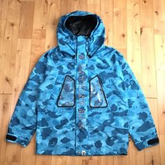 Honeycomb camo スノボジャケット Mサイズ a bathing ape BAPE hoodie snowboard jacket エイプ ベイプ アベイシングエイプ 迷彩