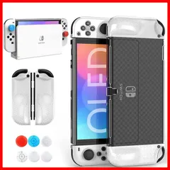 【人気商品】超耐衝撃 透明 指紋・傷防止 軽量 薄型 PC材質 全面保護 ニンテンドースイッチ ドック対応 着脱簡単 分体式設計 OLED 有機ELモデル Switch Switch クリスマスプレゼント HEYSTOP カバー oled