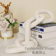 【新品未使用】木製チェーンデコレーション55cmの大きな木製結ひ゛目チェーン彫刻品、手彫り木製チェーン装飾人形1個、家庭用リヒ゛ンク゛ルームコーヒーテーフ゛ル用、ファームハウステ゛コレーション、電気を使わない多目的な屋内外装飾アクセント tlcp8