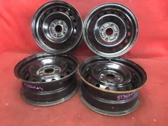ジートヨタ ノア 15インチ純正スチールホイール マットブラック塗装 2本 ジー様専用トヨタ ノア 15インチ純正スチールホイール マット