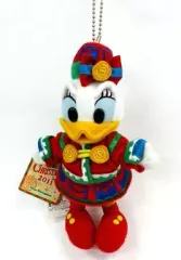 【中古】ぬいぐるみ デイジーダック ぬいぐるみバッジ 「クリスマス・ファンタジー2011」 東京ディズニーランド限定