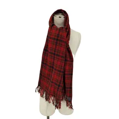 ペンドルトン PENDLETON 60S チェックウールマフラー メンズ 表記無 のサムネイル