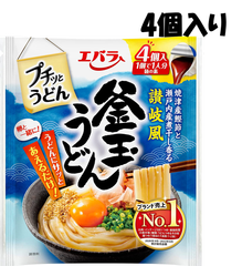 エバラ プチッとうどん 釜玉うどん 4個×4袋