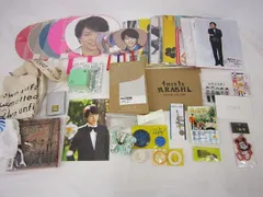  嵐 櫻井翔 グッズ まとめ 他 うちわ DVD初回限定盤 クリアファイル トートバック マスキングテープ 等 グッズセット
