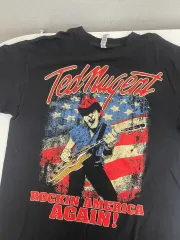 炭黒☆ TED NUGENT テッドニュージェント ロック　ビンテージTシャツ 炭黒☆ TED NUGENT テッドニュージェント ロック ビンテージT