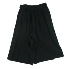 Yohji Yamamoto ヨウジヤマモト 18AW UV-P23-912 S'YTE サイト Gabardine Stretch Pants レーヨン ギャバジン ドローコード イージー  ストレッチ キュロット パンツ ブラック系 3【中古】のサムネイル