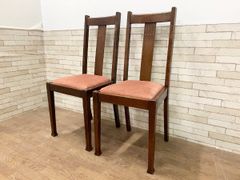 ヴィンテージ品✨昭和レトロ✨カリモク ダイニングチェア 2脚セット 木製 カリモク ダイニングチェアkarimoku 2脚セット - メルカリ