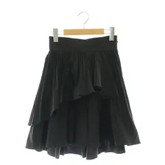 スナイデル SNIDEL 23AW プリーツティアードミニスカート 0 黒 /HK ■OS