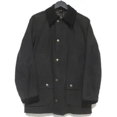 新品同様 20SS Barbour バブアー ASHBY WAX JACKET アシュビー ワックスコーティング オイルドジャケット コート XS ダークブラウン系 メンズ 古着 中古 USED