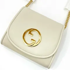【中古】GUCCI | グッチ ブロンディ ミディアム チェーンウォレット 二つ折り 財布 725219 ホワイト【尾張小牧店】