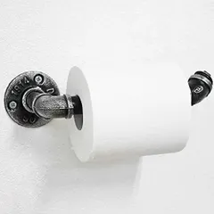 【在庫セール】工業系 ヴィンテージ 男前 インテリア おしゃれ 水道管 ペーパーホルダー SP-01 ミニ 【WNJAPAN】インダストリアルデザイン