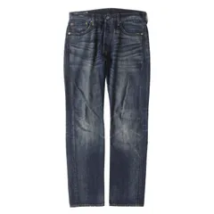 【美品】Levis リーバイス パンツ サイズ:32×32 / LEVIS PREMIUM 501 Big E レザーパッチ デニムパンツ (00501-1485) / インディゴ / ボトムス ジーンズ ジーパン【メンズ】【中古】