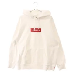 SUPREME (シュプリーム) 21AW Box Logo Hooded Sweatshirt ボックスロゴ プルオーバースウェットパーカー  フーディー ホワイト - メルカリ