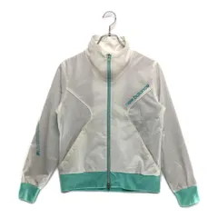 中古 レディース ニューバランスゴルフ New Balance golf フルジップアウター 0(S) 白 ダブルジップ メッシュ裏地 ウインド