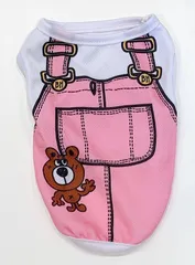 くまさんタンク ピンク 犬服 犬の服 わんこ服 ペットグッズ 夏 新品 夏服