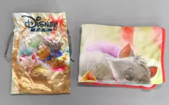 【中古】抱き枕カバー・シーツ・ブランケット おしゃれキャット 【FDM】DisneyFANコラボレーション 巾着入りブランケット 「ディズニーキャラクター」