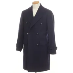 【中古】ザ ジジ THE GIGI ウール ダブルブレストコート ネイビー【サイズ46】【メンズ】のサムネイル