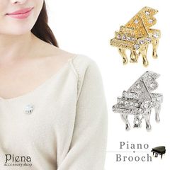 Men's and women's piano tie clips with nickel-free rhinestones, gentle on the skin and hypoallergenic, perfect for keyboard instruments, music, orchestral music, casual, formal, concerts, and parties.