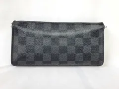 ルイヴィトン ダミエグラフィット ポルトフォイユブラザ ロングウォレット 長財布 難あり LOUIS VUITTON