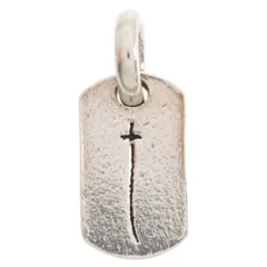 CHROME HEARTS (クロムハーツ) D/T TNY RS CRS/タイニードッグタグRSクロス 青山限定シルバーネックレストップのサムネイル