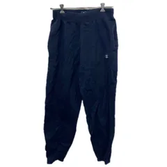 Champion スウェットパンツ M ネイビー チャンピオン ウエストゴム 裏起毛 古着卸 アメリカ仕入 2508-219