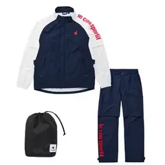 【新品未使用品】ルコック ストレッチフォーサー レインウェア 上下セット QGMXJH00W メンズ le coq sportif GOLF（葛西店）