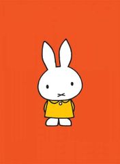 ミッフィー【ミニポスター001】黄色いドレスミッフィー/絵本うさこちゃんとどうぶつえん