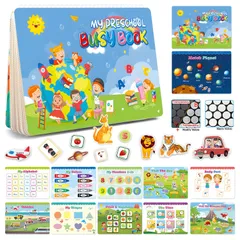 【特価商品】知育おもちゃ 認知玩具 知覚玩具 指先訓練 誕生日育児サポート 幼児忙しいブック 出産祝い 布のおもちゃ プレゼント 布絵本 ベビー モンテッソーリおもちゃ 赤ちゃん ビジーボード 幼児向け