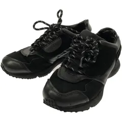 Y's ワイズ 23AW LEATHER DAD SNEAKERS ローカットレザーダッドスニーカー ブラック 3