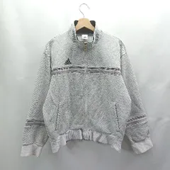 ◇ ⊇ adidas アディダス ワンポイントロゴ 長袖 パーカー サイズM グレー系 レディース メンズ E  【1503060034507】