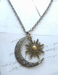 スワロフスキー ネックレス MOONSUN 月 星 シルバー 正規品 極美品