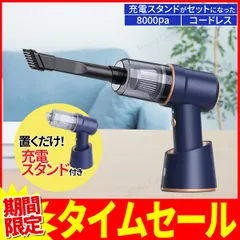 ハンディクリーナー  ハンディークリーナー   小型掃除機 ハンドクリーナー 掃除機 小型 カークリーナー コードレス 充電式 車用掃除機 静音 ワイヤレス ハイパワー 強力 コードレスクリーナー コンパクト掃除機 車用